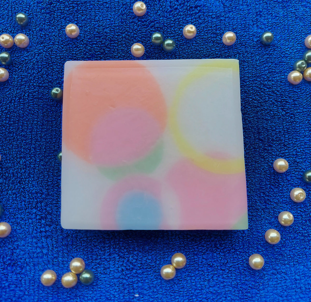Rainbow Circle in Circle Glycerin Soap