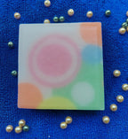 Rainbow Circle in Circle Glycerin Soap