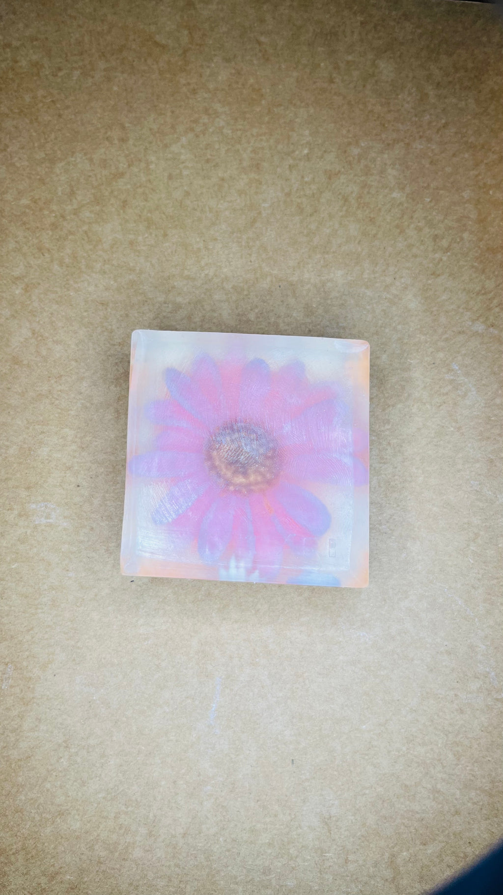 Pastel Daisy Glycerin Soap