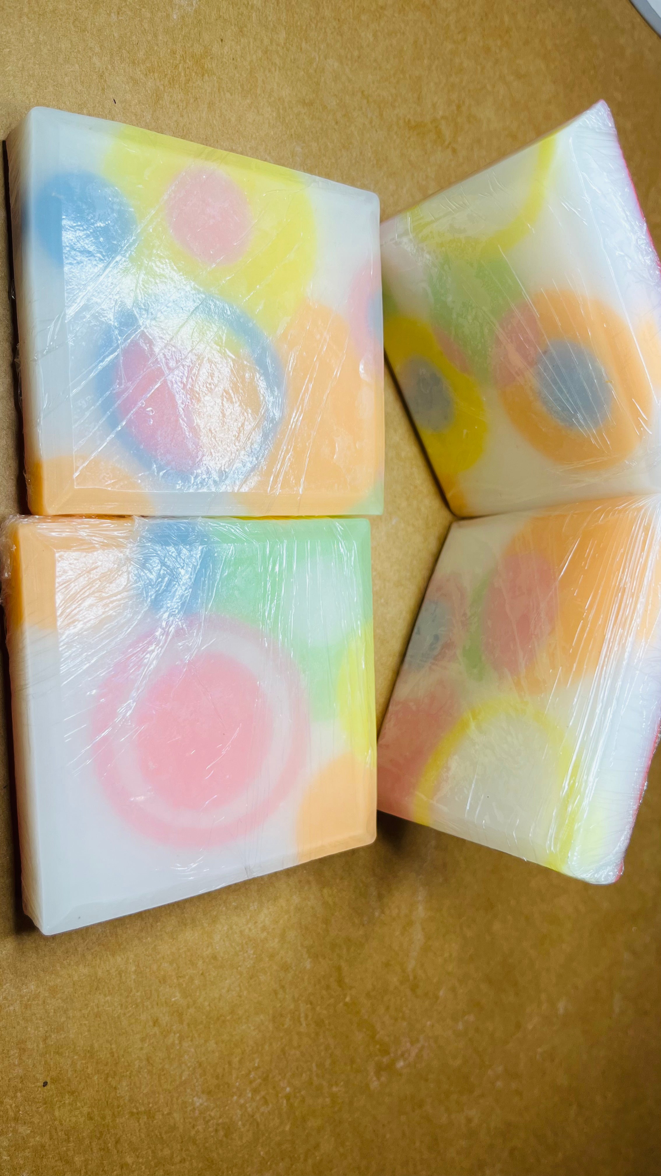 Rainbow Confetti Glycerin Soap