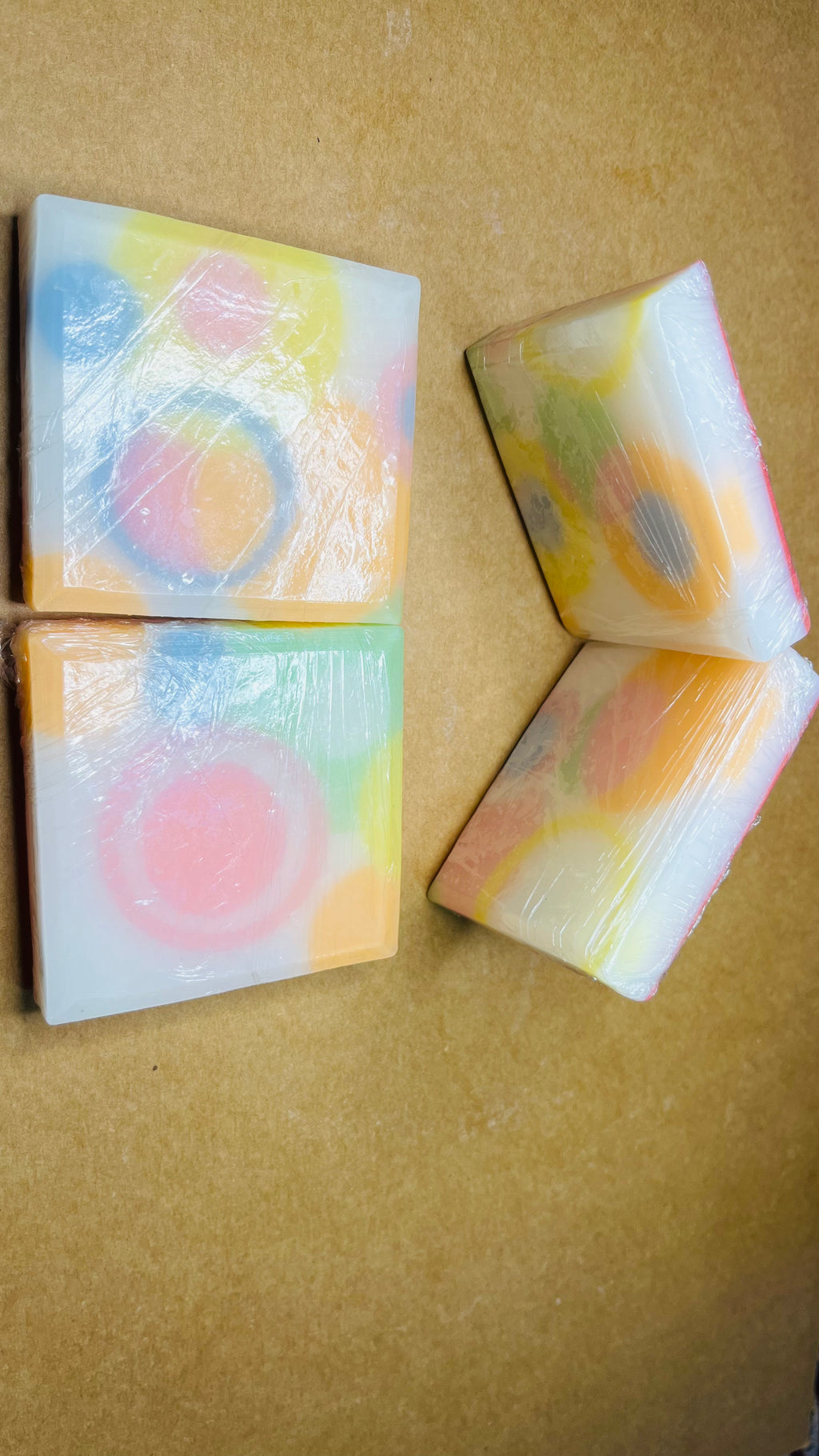 Rainbow Confetti Glycerin Soap
