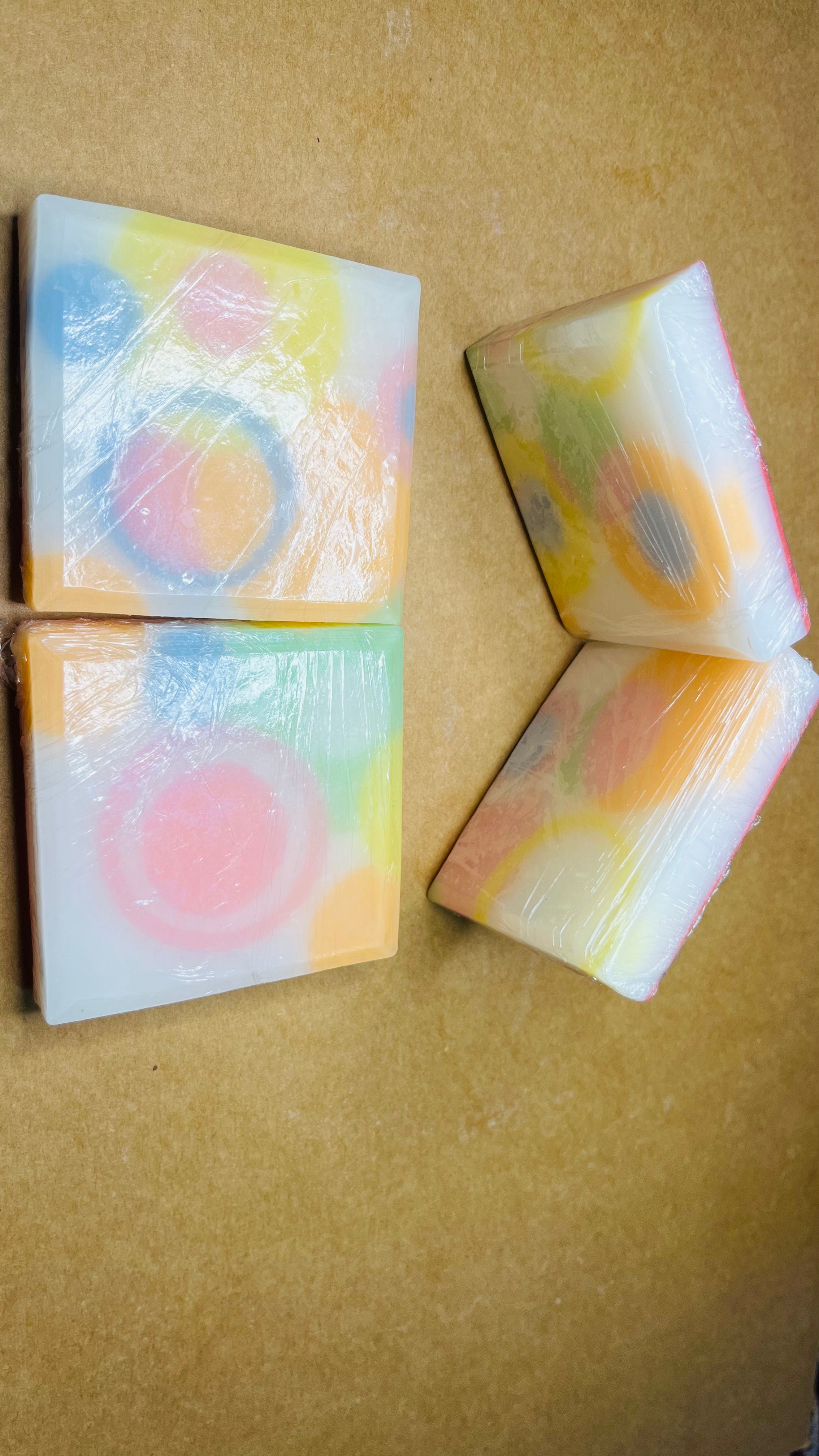 Rainbow Confetti Glycerin Soap