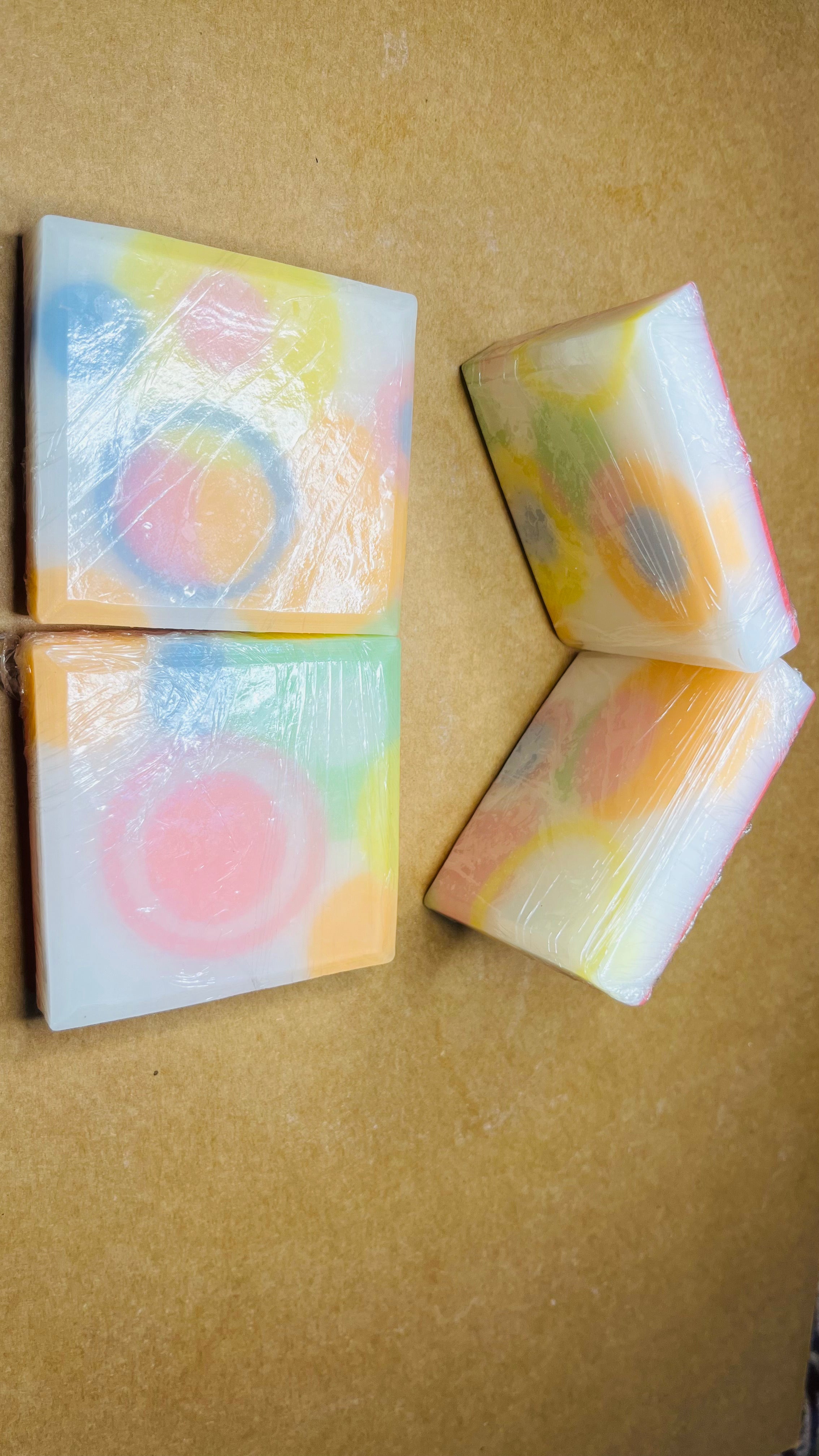 Rainbow Confetti Glycerin Soap