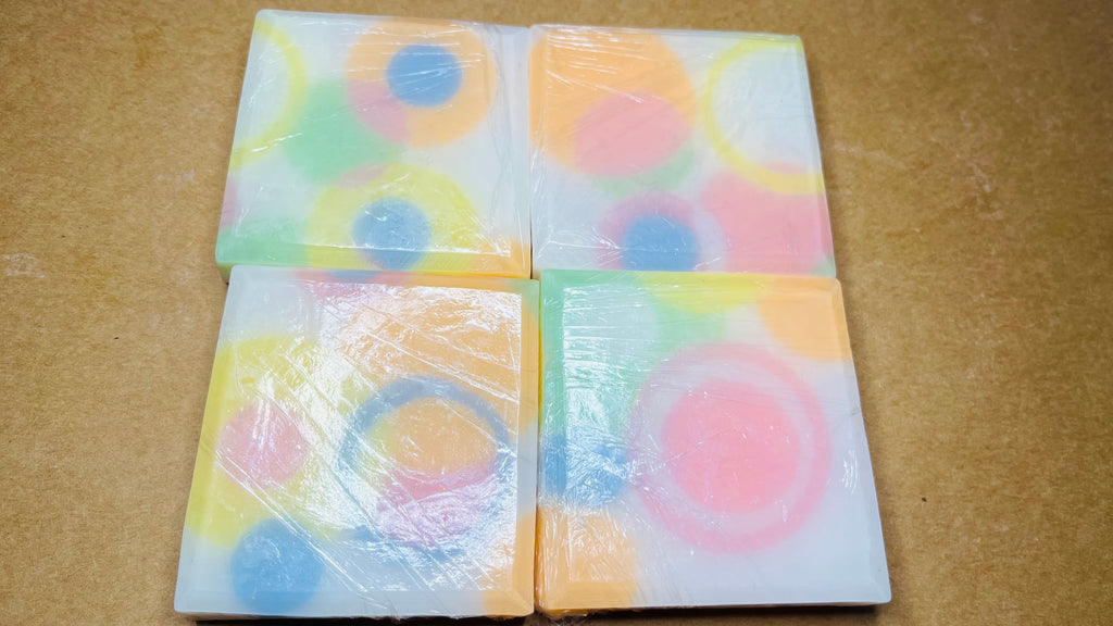 Rainbow Confetti Glycerin Soap